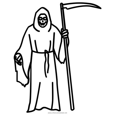 The Grim Reaper Coloring Pages