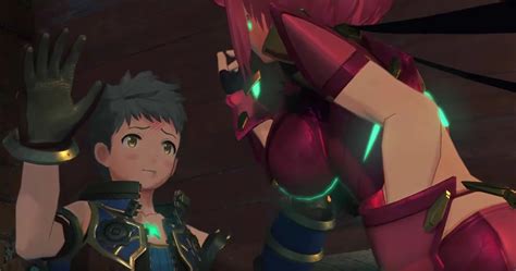 What Is The The Girl In Xenoblade Chronicles 2 Even Wearing Ign Boards