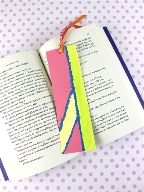 Diy Easy Painted Paper Bookmark