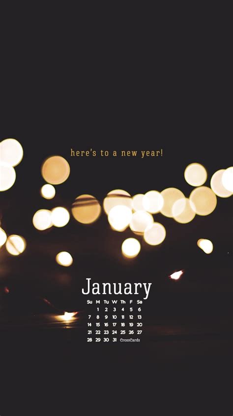 January 2018 Heres To A New Year Phone Wallpaper And Mobile Background