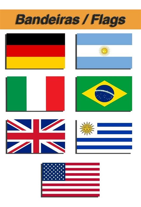 Bandeiras Do Mundo Todo E Seus Nomes