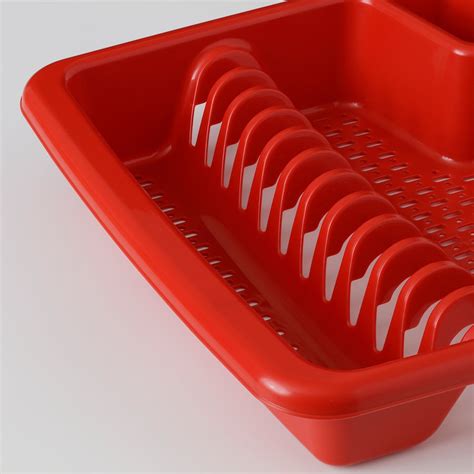 Vrakfisk Dish Drainer Red Ikea