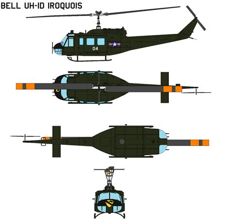 Bell Uh 1d Iroquois By Bagera3005 On Deviantart