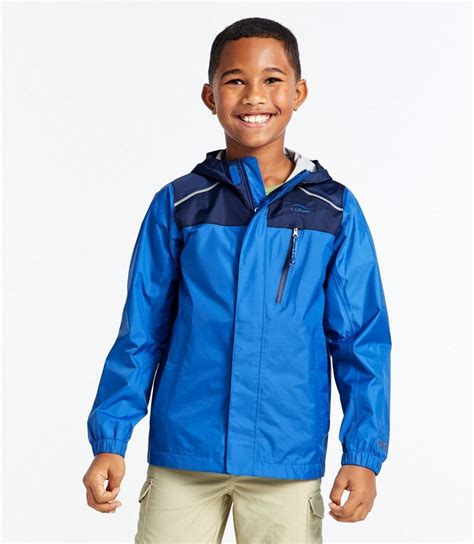 Kids Trail Model Rain Jacket Colorblock Jackets And Vests At Llbean