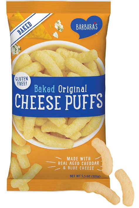 Barbaras Baked Original Cheese Puffs 155g Your Health Food Store