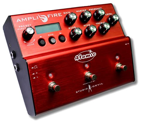 Amplifire Floor Pedal By Studio Devil And Atomic Amplifiers Introduced