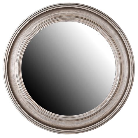 Round Distressed Silver Mirror Abbey Furniture Home And Interiors