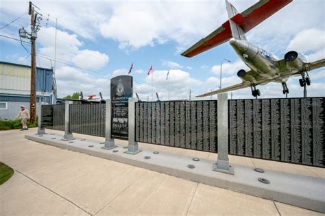 Memorial To Bomber Pilots At The Bomber Command Museum Editorial