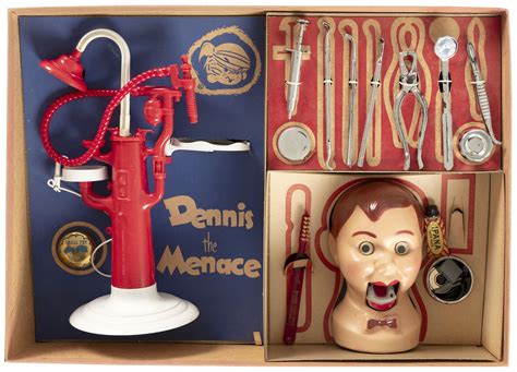 Hakes Pressmans Dennis The Menace Silver Instrument Dentist Kit In Box