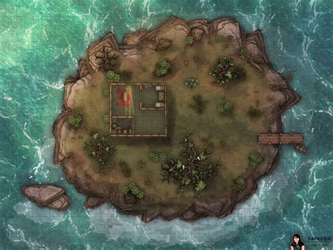 Prison Island Angela Maps Free Static And Animated Battle Maps