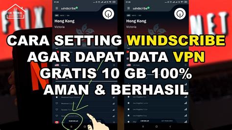 We want to give everyone a free account to enjoy our service. CARA SETTING WINDSCRIBE AGAR DAPAT DATA VPN GRATIS 10 GB ...