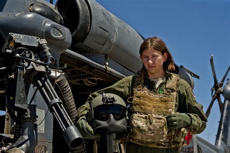 Squadrons Lone Female Gunner Aims High Us Air Force Article Display