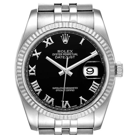 Rolex Datejust 18k Gold Steel White Roman Dial Automatic Women Watch 179174 For Sale At 1stdibs