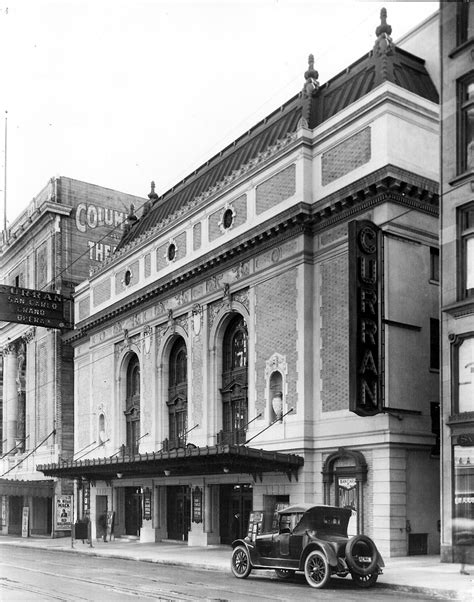 San Francisco Theatres The Curran Theatre History And Exterior Views