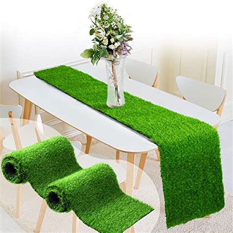 Best Faux Grass Table Runner Perfect For A Summer Party