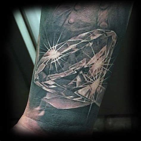 Both men and women love to wear this tattoo as the symbol of supremacy and wealth as it reflects like power, prestige, bravery while women prefer this design for its beauty and charm. 70 Diamond Tattoo Designs For Men - Precious Stone Ink