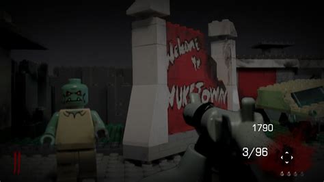 Lego Black Ops Ii Zombies Nuketown Gameplay Youtube