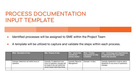 process documentation   vital