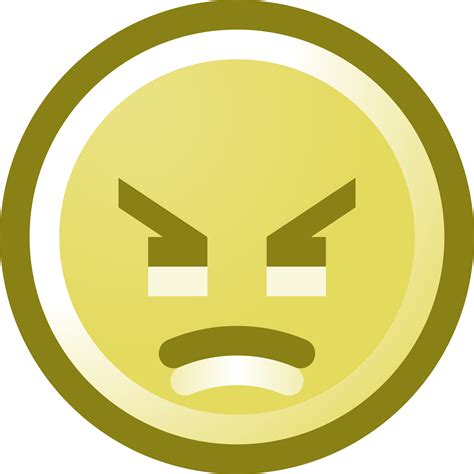Angry Smiley Clip Art