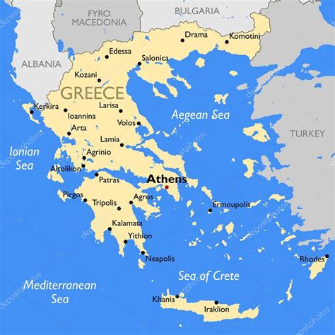 Görögország Térkép Térkép