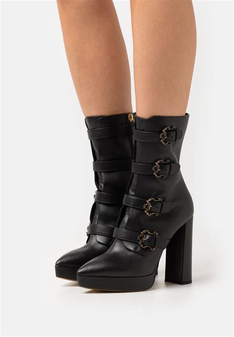 Moschino High Heeled Ankle Boots Neroblack Uk