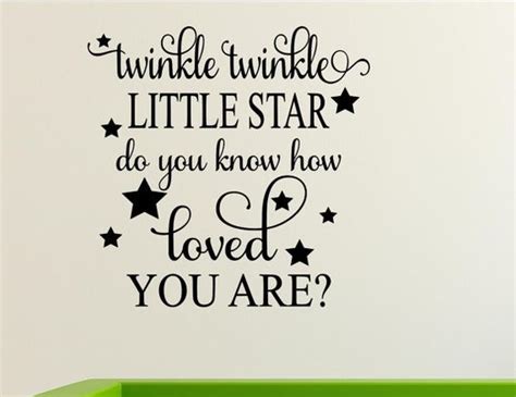 Twinkle Twinkle Little Star Do You Know How Loved You Are Vinyl