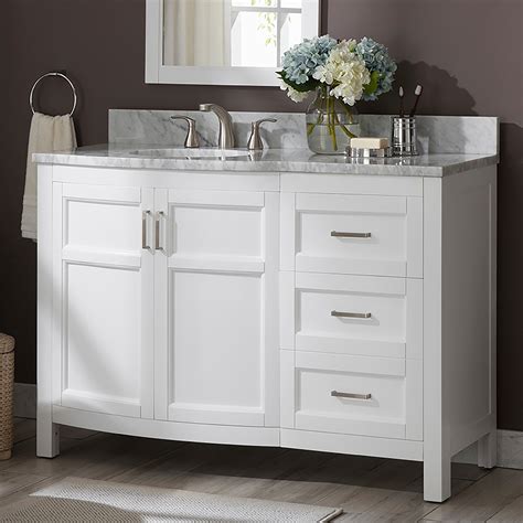 White Bathroom Sink With Vanity Rispa