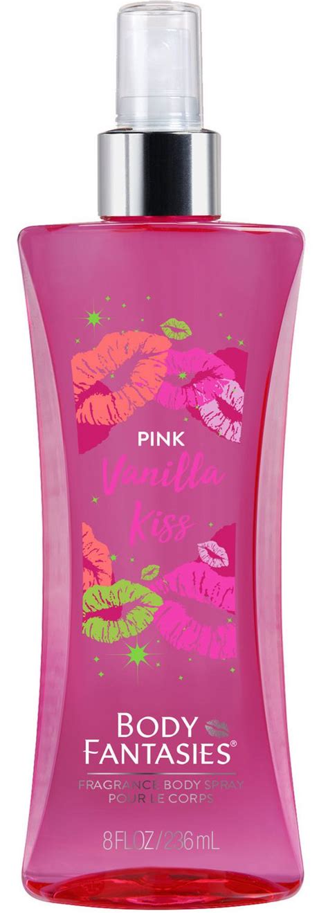 Body Fantasies Signature Pink Vanilla Kiss Fragrance Body Spray