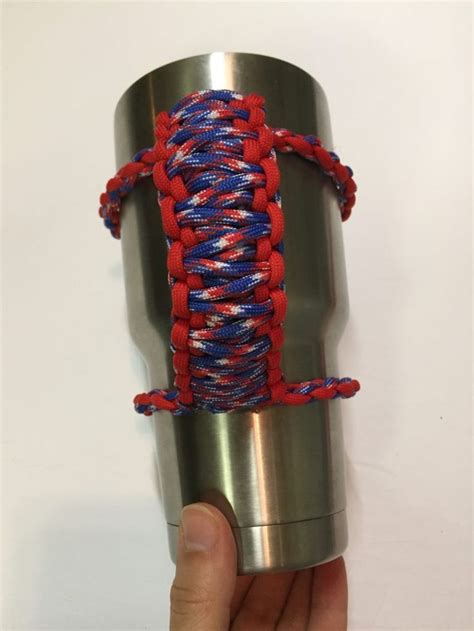 Put your weaving or braiding skills into action on some paracord. Paracord Yeti Handle (or any tumbler) (With images) | Yeti ...