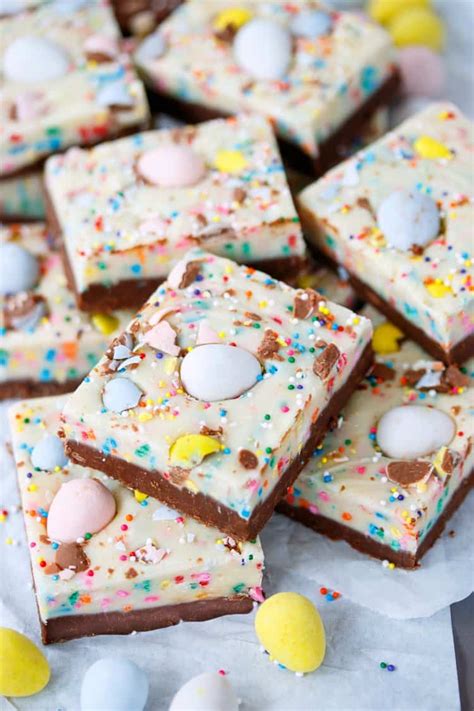 With these egg recipes, you've got eggs prepared. Easy Easter Fudge - The Cozy Cook