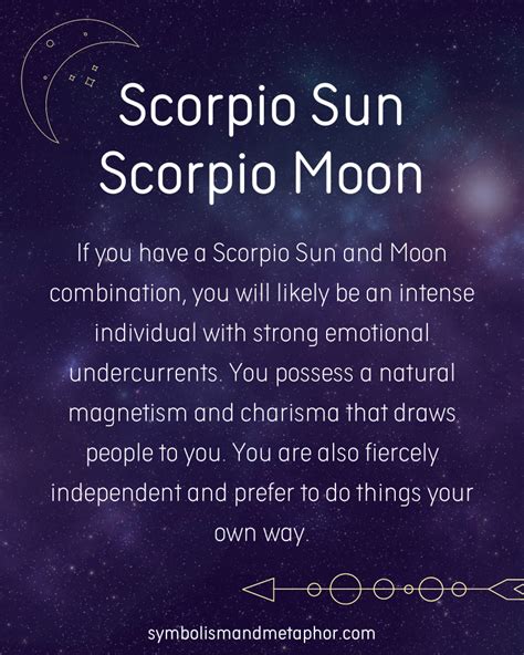 12 Scorpio Sun Scorpio Moon Personality Traits