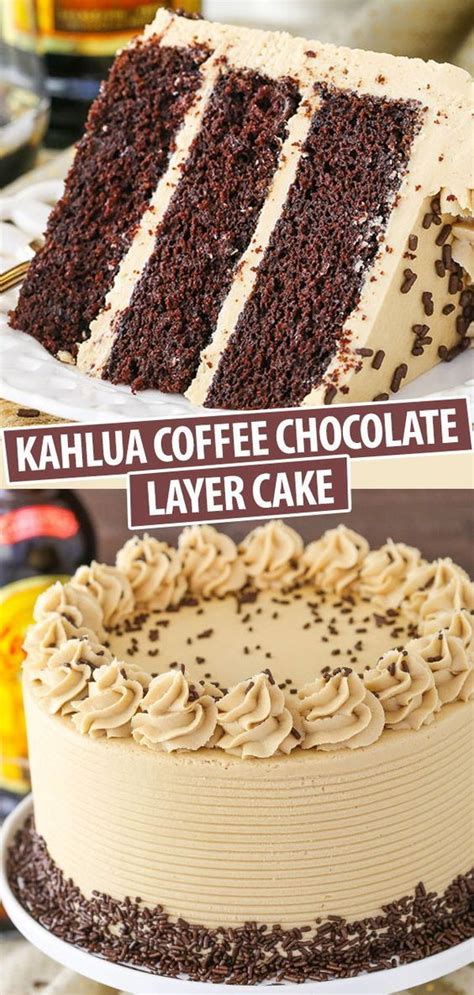 This easy chocolate mousse recipe is super simple to make from scratch and deliciously light and fluffy. This Kahlua Coffee Chocolate Layer Cake is made with a ...