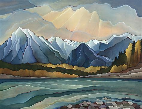View From ‘ksan Caitlin Ambery Art Freelance Artist In Smithers Bc