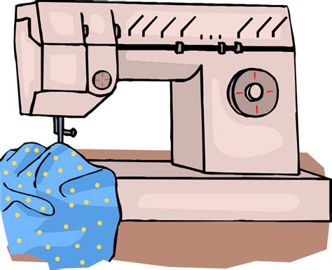 Free Clip Art Sewing Machine By Liftarn