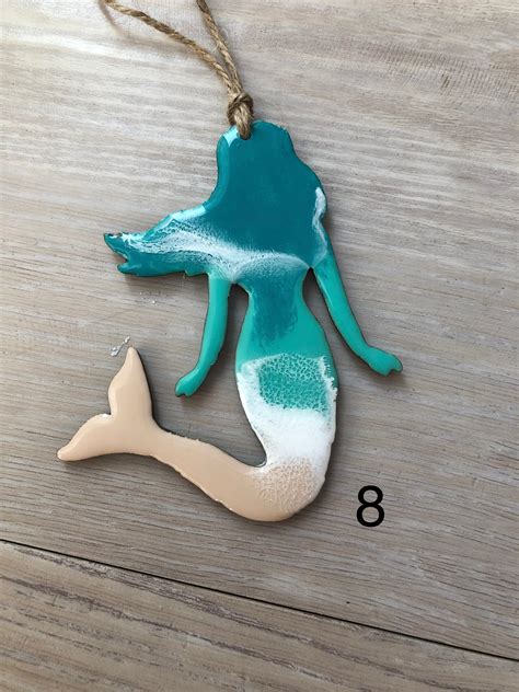 Mermaid Resin Ornament