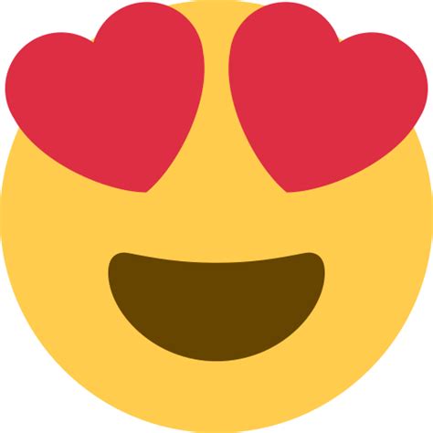 😍 Visage Souriant Avec Yeux En Forme De Cœur Emoji