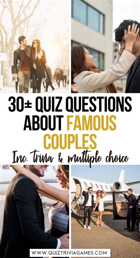 30 famous couples quiz questions and answers quiz trivia games
