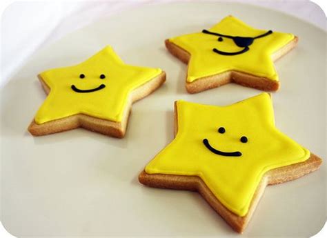 They measure 3 in size! Crazy Domains | Star cookies decorated, Star light star ...