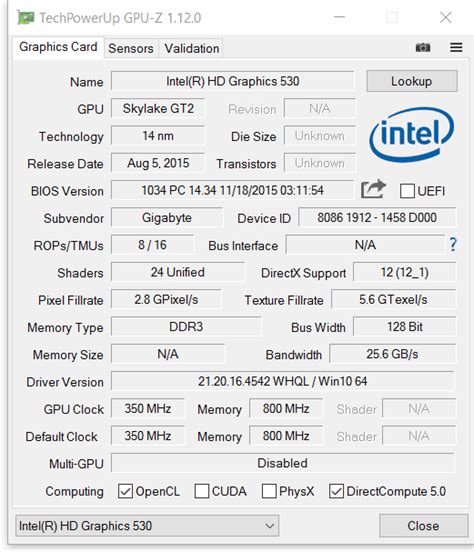 Qsv Intel Quick Sync Video и Intel Hd Graphics 530 Gt2