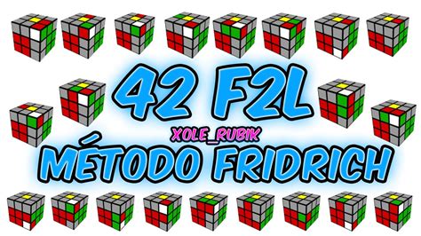 Método Fridrich F2l Completo Resolver Cubo De Rubik 3x3 Avanzado