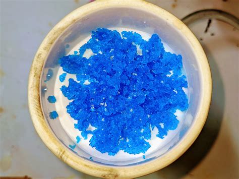 Some Copper Ii Sulfate Pentahydrate That I Recrystallised From The