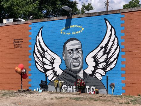 A mural honoring george floyd erected at summit and lagrange in toledo has collapsed, reported 13 abc. George Floyd mural on the back of Scott Food Mart in 3rd ...