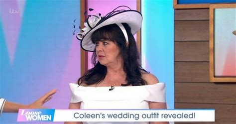loose women s coleen nolan dazzles in wedding outfit…