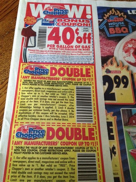 Coming Sunday 61 Price Chopper Doublers And Shoprite Dollar Off