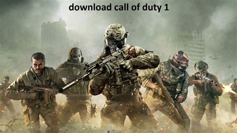 تحميل لعبة كول أوف ديوتي 1 Call Of Duty للكمبيوتر كاملة برابط سريع