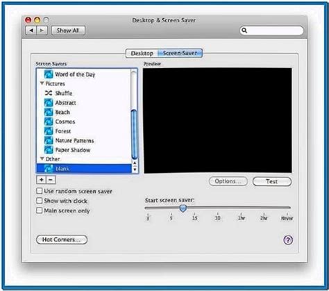 Blank Screensaver Mac Os X Lion Download Screensaversbiz