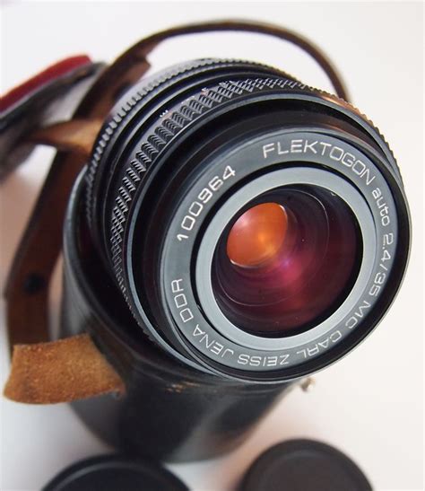 Carl Zeiss Jena Flektogon 35mm 2.4 | Vintage camera lens, Vintage