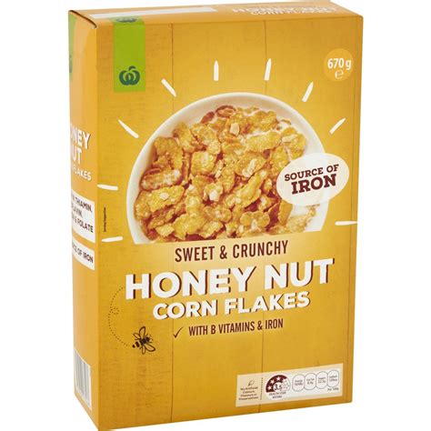 Woolworths Honey Nut Corn Flakes 670g Woolworths
