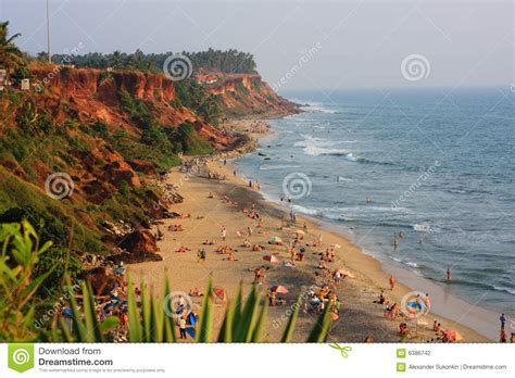 Tropical Beach At Sunset Stock Photo Image Of Coco Rock
