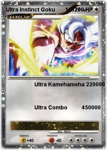 Pokémon Ultra Instinct Goku 11525 11525 Ultra Kamehameha 220000 My